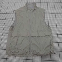 ◇ Θ Discoat ディスコート シンプル 無地 ノースリーブ ベスト サイズF ライトベージュ系 レディース E  【1509300013288】