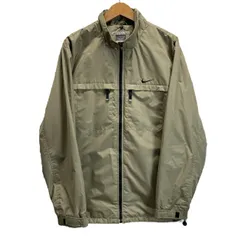 NIKE　ナイロンジャンパー　ジャンパー　アウター　ハイネック　フルジップ　レギュラーカラー　切替　ポケットジップ有　ワンポイントロゴ　刺しゅう　スポーツ　古着