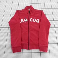 ◇ 【ルコックスポルティフ le coq sportif】QB-566393 レディース ジャージ ジップアップジャケット レッド系 M E  【1510070010292】