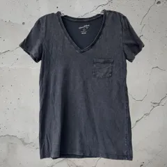 Universal Thread VネックTシャツ ポケット付き グレー XS