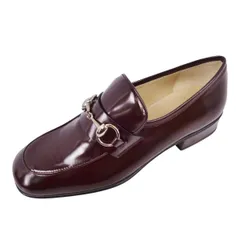 未使用 グッチ GUCCI ローファー モカシン ホースビット レザー イタリア