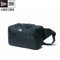 NEW ERA ニューエラ 14521304 スクエア ウエストバッグ 7L ブラック シンプル ロゴ ショルダーバッグ ボディバッグ ウエストポーチ ニューエラ 14521304 7リットル ショルダー 斜めがけバッグ ニューエラボックスロゴ おしゃれ 新品