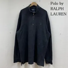 ポロバイラルフローレン ハーフジップ 裾リブなし ハイゲージ コットン ニット セーター サイズXLT メンズ XL ISItems【USED】【古着】【中古】50144363