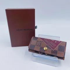 Louis Vuitton  ルイヴィトン ダミエ ラベルコレクション ミュルティクレ4 N63082 キーケース ユニセックス レザー ブラウン ルイヴィトン刻印有 新古品