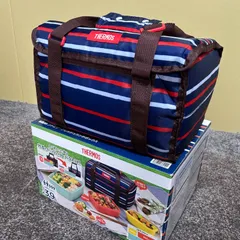 《未使用品》THERMOS サーモス ファミリーフレッシュランチボックス　DJF-4003 ネイビー NVY 3.9L  弁当箱 【A0446】