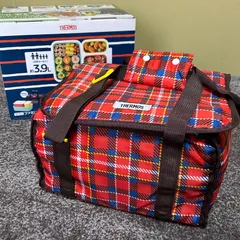 《中古/美品》THERMOS サーモス ファミリーフレッシュランチボックス　DJF-4003 レッド  3.9L  弁当箱 【A0446】