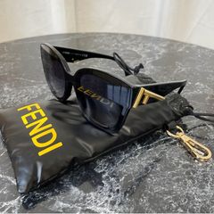 FENDIフェンディFF DIAMONDSサングラス メガネパッファーケース付 