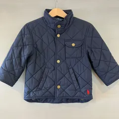00's POLO by Ralph Lauren ポロバイラルフローレン 中綿キルティングジャケット ネイビー 紺 ベビー キッズ サイズ24M（90cm）