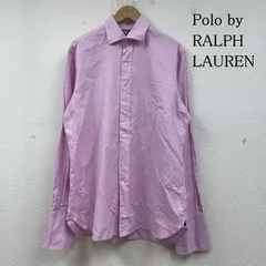 ポロバイラルフローレン 長袖 シャツ ブラウス ボタン カフスボタン袖 裾ポニーロゴ 刺繍 ワンポイント サイズ16-35 メンズ - ISItems【USED】【古着】【中古】50144394