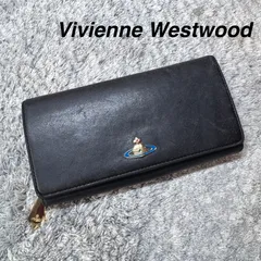 Vivienne Westwood ヴィヴィアンウエストウッド 長財布 レザー ブラック ユニセックス