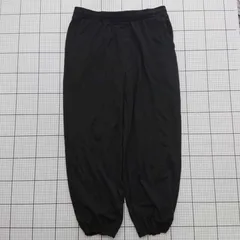 ◇ Θ ジーユー シンプル系 カットソーバギーパンツ サイズXXL ブラック系 レディース E  【1508260045162】