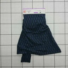 ◇ ⊇ UNIQLO ユニクロ マリメッココラボ 長袖 ヒートテック サイズM ブルー系 レディース E  【1508260044882】