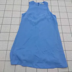 ◇ ⊂ SNIDEL シンプル ノースリーブ ミニ丈 ワンピース サイズ1 ブルー系 レディース E  【1508260048057】