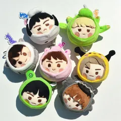 BTS ジョングク テテ ジミン 缶バッジ キーホルダー マスコット 10cm