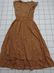 ◇ ⊂ アーバンリサーチ シンプル系 半袖 ロング丈 ワンピース サイズOne ブラウン系 レディース E  【1509190010916】