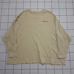 ◇ ⊂ Ungrid アングリッド 文字入り 長袖 長袖Ｔシャツ サイズF ベージュ系 レディース E  【1509190011418】