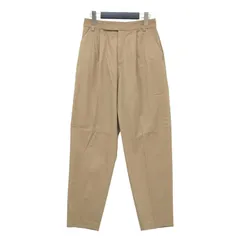 【新品】URBAN RESEARCH DOORS アーバンリサーチドアーズ パンツ ベージュ サイズ:38(M) | コットン ストレッチ テーパード パンツ | タック ハイウエスト | ボトムス ズボン【レディース】