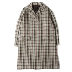 【美品】AURALEE オーラリー コート ブラウン サイズ:4 | チェック ウール ステンカラーコート (DOUBLE FACE CHECK SOUTIEN COLLAR COAT A9AC01BN) | 日本製 | アウター【メンズ】【中古】のサムネイル