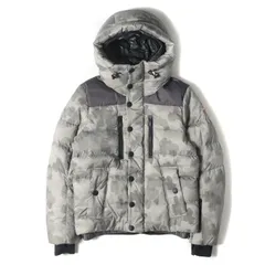 MONCLER モンクレール ジャケット グレー系 サイズ:2 | カモ フーデッド ダウンジャケット (RODENBERG GIUBBOTTO GRENOBLE) | アウター ブルゾン 上着【メンズ】【中古】