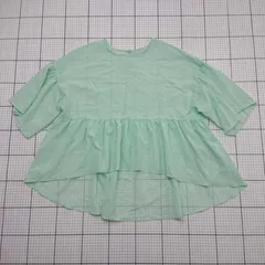 ◇ ⊂ アーバンリサーチ 通気性良好 半袖 半袖シャツブラウス サイズF ライトグリーン系 レディース E  【1509190011579】