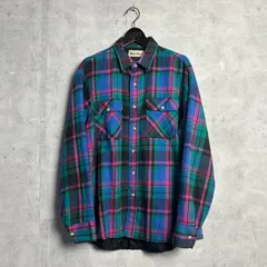 90s~ Gander Mountain フランネルシャツ チェックシャツジャケット キルティングライナー 古着