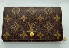 【鑑定済み】LOUIS VUITTON ルイヴィトン　ポルト・モネ・ビエ　トレゾール　M61730　モノグラム