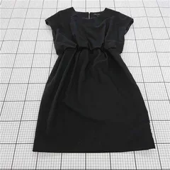 ◇ ⊂ 【エスプリミュール】FL511012 ブラック系 ワンピース 11号 日本製 レディース E  【1510070003591】