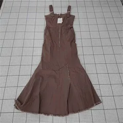 ◇ ⊂ 未使用 ワンピース 【GRL】gm534 マーメイドキャミワンピース Sサイズ モカ系 レディース E  【1510070008060】