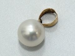 アコヤ真珠】Pt 大粒12mm ペンダントトップ - メルカリ
