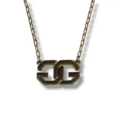ジバンシー　GIVENCHY Gロゴ　ワンポイント　ネックレス　ゴールド金具　GG ヴィンテージ