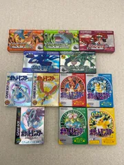 【ポケモン】ポケットモンスターシリーズ　ソフト12点まとめ売り　外箱、内装ケースあり　ゲームボーイ・ゲームボーイカラー・アドバンス　赤・緑・青・金・銀・クリスタル・ルビー・サファイア・エメラルド・ピカチュウ・ファイアレッド・リーフグリーン
