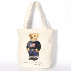 Polo Ralph Lauren ポロ ラルフローレン トートバッグ 9AR021 W3Y ナチュラル A4対応 ポロベア テディベア ロゴ ショッピングバッグ エコバッグ 鞄 レディース メンズ ユニセックス 【新品・本物】 売れ筋