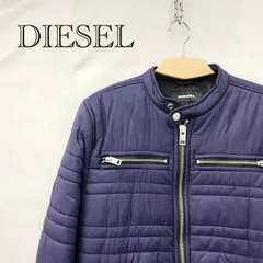 DIESEL ディーゼル ダウンジャケット M ネイビー メンズ ファッション