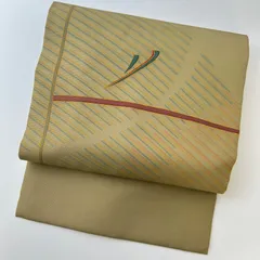 名古屋帯 塩瀬 素敵な染め 九寸 正絹 着物 MA-800