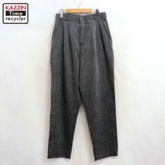 ヴィンテージ スラックス ネップ ワイド テーパード 【L】80s 米国製