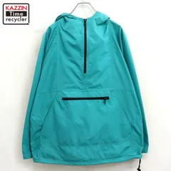 80s USA製 vintage L.L.Bean ハーフジップ アノラックパーカー レディース 表記Lサイズ