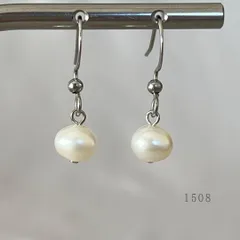 淡水パール　ピアス　・・✽・・　〈真珠　サージカルステンレス　フック　フォーマル　入学式　結婚式　オフィスカジュアル〉