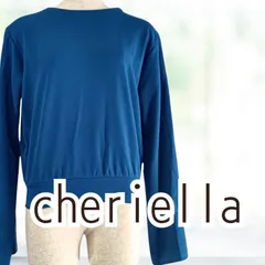 【未着用】 cheriella 2wayトップス ブルー Ｍサイズ 長袖 レディース シェリエラ