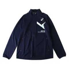 WJ25542 未使用 ASICS アシックス トラックジャケット ジャージ レディース AIM-TRG ドライトレーニングニットジャケット ネイビー M 紺のサムネイル
