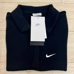 (S)(新品)ナイキ NIKE NSW クロップド ポロ Tシャツ クロップド トップス ブラック