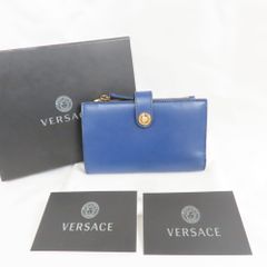 未使用】 ヴェルサーチ 折り財布 ゴールドメデューサ ブラック 付属品 