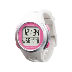*山佐時計計器【TM-510（-WP）ホワイト×ピンク】DEMPA MANPO 電波時計内蔵 ウォッチタイプ万歩計（レギュラーモデル）歩数計 YAMASA 家電