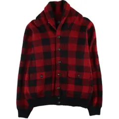 古着 ラルフローレン Ralph Lauren POLO RALPH LAUREN バッファローチェック ショールカラー ウールブルゾン メンズL相当/eaa595887