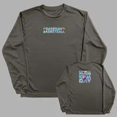 新品 バスケ ロンT ブラック ドライ 長袖 バスケットボール メンズ レディース キッズ ジュニア ミニバス ロングスリーブTシャツ サイズ 140 150 SS S M L LL 黒 kindadaychara2