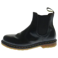 Dr.Martens (ドクターマーチン) イエローステッチ チェルシーブーツ サイドゴアブーツ 2976 ブラック