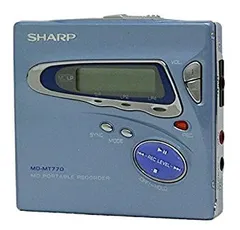 SHARP MD-MT770 プレイヤー レコーダー【動作確認済み・付属品付き】 Amazon | SHARP シャープ MD-MT770-S シルバー ポータブルMDレコーダー