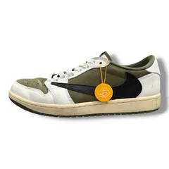 国内正規 Travis Scott NIKE Air Jordan 1 Low OG SP Reverse Olive コラボ ジョーダン1 スニーカー ナイキ トラヴィススコット DM7866-200 27.5cm 2156M1
