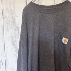 Carhartt カーハート ロングスリーブ ポケットTシャツ L ダークグレー