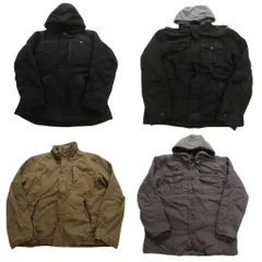 古着卸 まとめ売り ブランドMIX ダック地 ジャケット 4枚 (メンズ L /XL ) ディッキーズ リーバイス アメリカンイーグル 中古 古着 NC5483
