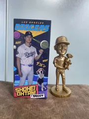 2025年最新】大谷翔平 デコピン ボブルヘッド ゴールドの人気アイテム